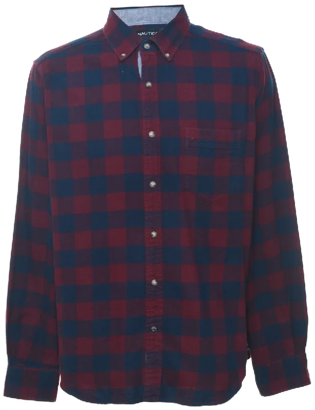 Fashion Selection Nautica Checked Shirt - L