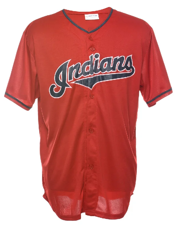 Trendy And Casual Navy & Red #35 Indians Jersey - XL