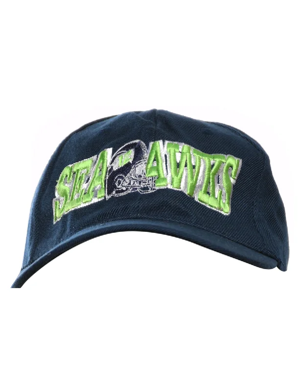 Classic Series Navy Seahawks Embroidery Cap - XS