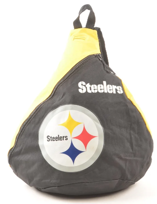 Stylish Casuals NFL Pittsburgh Steelers Black & Yellow Sling Bag - M