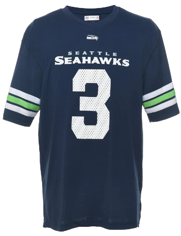 Fashionable In The Times NFL Seattle Seahawks Sports T-shirt - L