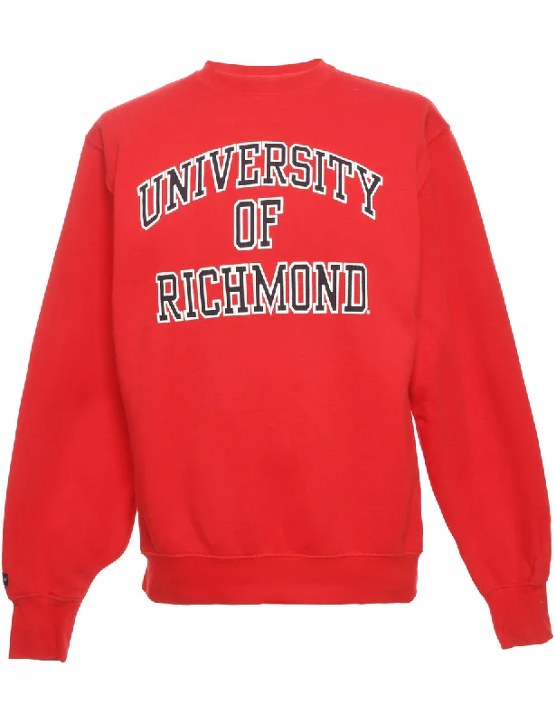 Trendy Traveler Red Jansport Printed Sweatshirt - L