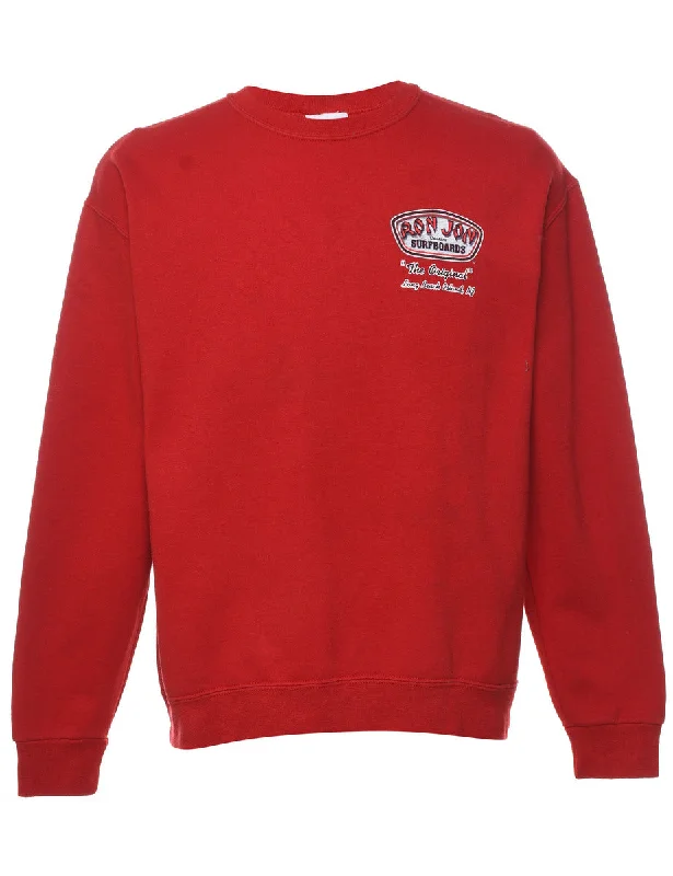 Noble Temperament Ron Jon Surf Boards Printed Sweatshirt - M
