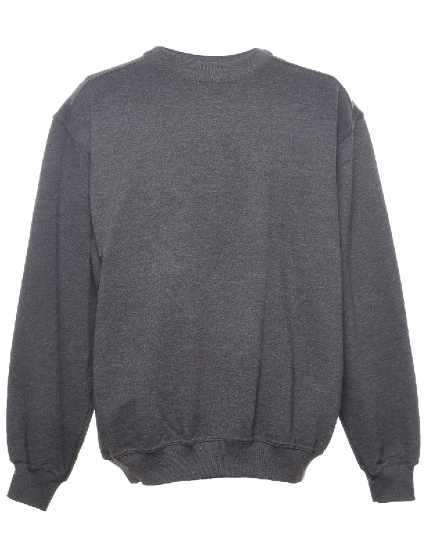 Trendy Casuals Russell Athletic Plain Grey Sweatshirt - L