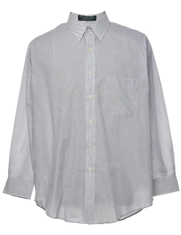 Luxury Temperament Striped Shirt - L