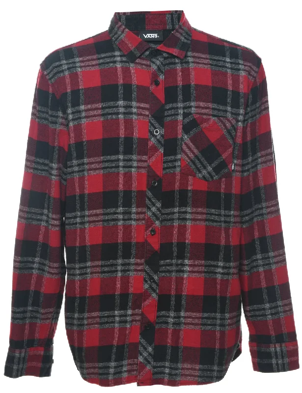 Versatile Comfort Vans Checked Shirt - L