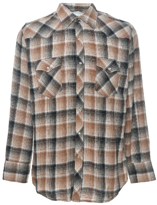 Cozy Footwear Wrangler Checked Shirt - L