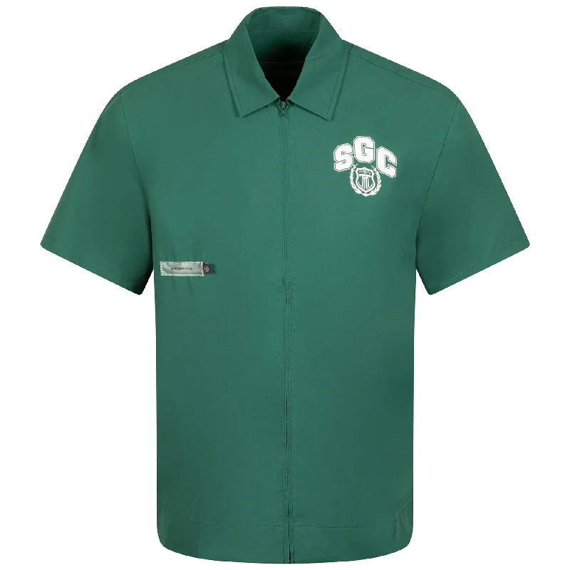 Design And Tailoring Baker Cabana Shirt Green - SS24