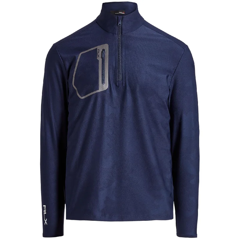 Casual Fit Wear Classic Fit Camo Jacquard Pullover French Navy Camo - SS24