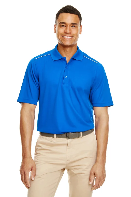 Comfortable Looks Core 365 Mens Radiant Performance Moisture Wicking Short Sleeve Polo Shirt - True Royal Blue