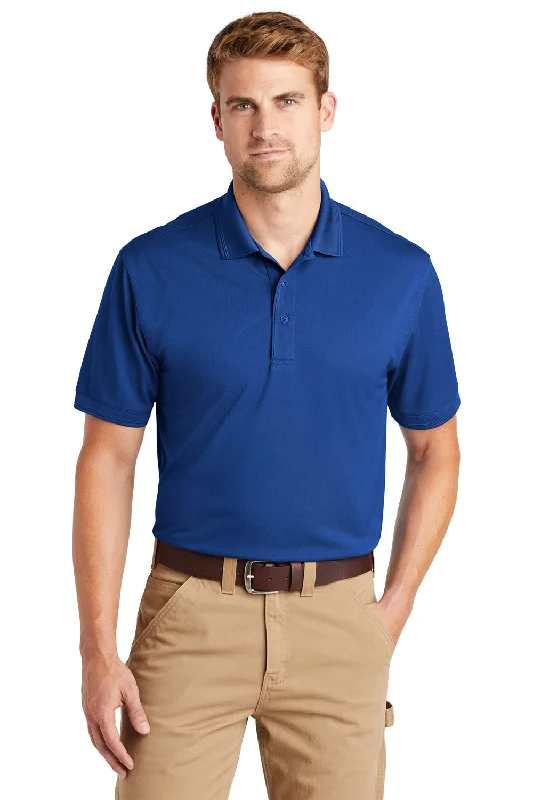 Fashionable Prints CornerStone Mens Industrial Moisture Wicking Short Sleeve Polo Shirt - Royal Blue Fashionable Prints CornerStone Mens Industrial Moisture Wicking Short Sleeve Polo Shirt - Royal Blue