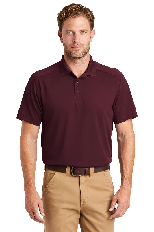Comfy Chic CornerStone Mens Select Moisture Wicking Short Sleeve Polo Shirt - Maroon Comfy Chic CornerStone Mens Select Moisture Wicking Short Sleeve Polo Shirt - Maroon