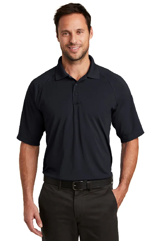 Sports And Leisure CornerStone Mens Select Tactical Moisture Wicking Short Sleeve Polo Shirt - Dark Navy Blue Sports And Leisure CornerStone Mens Select Tactical Moisture Wicking Short Sleeve Polo Shirt - Dark Navy Blue