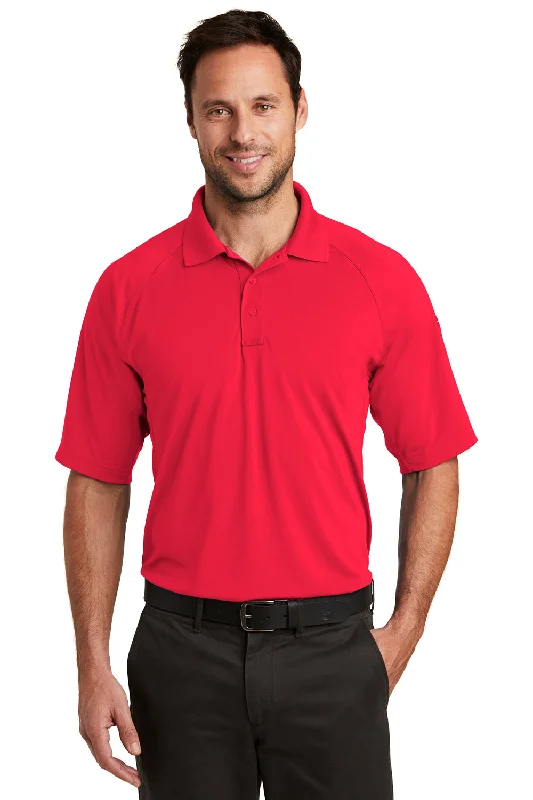 Basic Comfort CornerStone Mens Select Tactical Moisture Wicking Short Sleeve Polo Shirt - Red Basic Comfort CornerStone Mens Select Tactical Moisture Wicking Short Sleeve Polo Shirt - Red