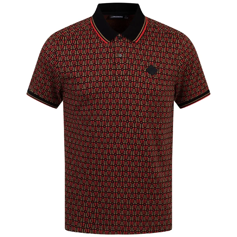 Elegant And Lazy Deklan Jacquard Polo Black - AW23