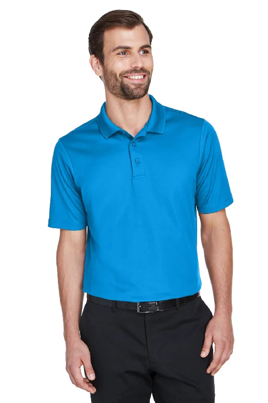 Comfortable Sweaters Devon & Jones Mens CrownLux Performance Moisture Wicking Short Sleeve Polo Shirt - Ocean Blue Comfortable Sweaters Devon & Jones Mens CrownLux Performance Moisture Wicking Short Sleeve Polo Shirt - Ocean Blue