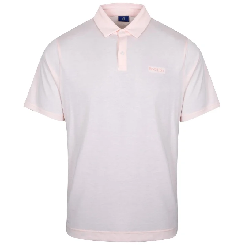 Fashion Style DriRelease Athletic Fit Solid Jersey Polo Shell Pink - AW24