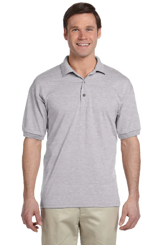 Elegant And Simple Gildan Mens DryBlend Moisture Wicking Short Sleeve Polo Shirt - Sport Grey Elegant And Simple Gildan Mens DryBlend Moisture Wicking Short Sleeve Polo Shirt - Sport Grey