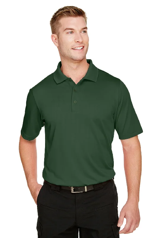 Noble Temperament Harriton Mens Advantage Performance Moisture Wicking Short Sleeve Polo Shirt - Dark Green Noble Temperament Harriton Mens Advantage Performance Moisture Wicking Short Sleeve Polo Shirt - Dark Green