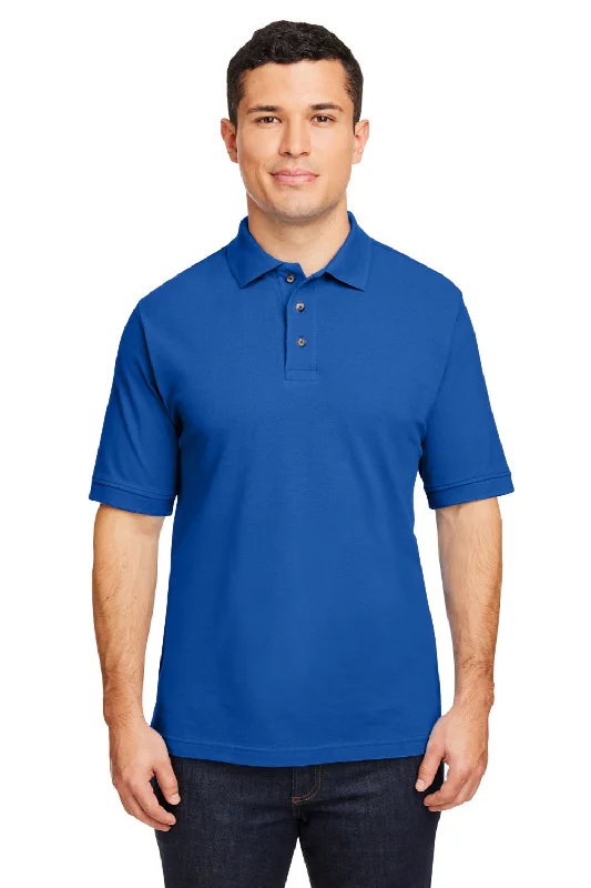 Innovative Design Harriton Mens Short Sleeve Polo Shirt - True Royal Blue