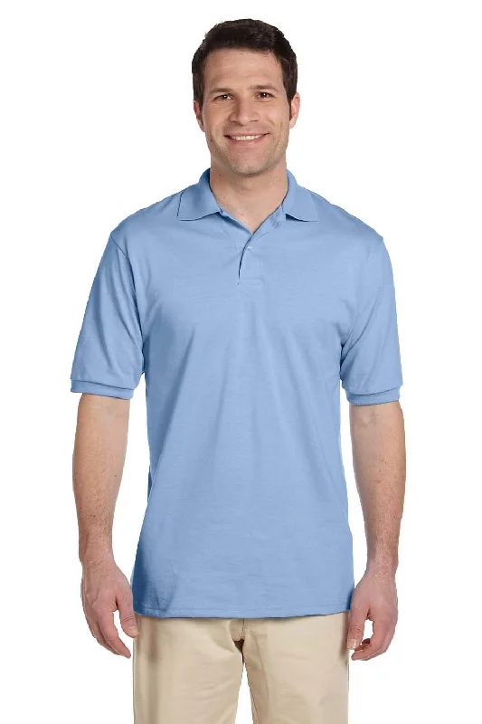 Elegant And Elegant Jerzees Mens SpotShield Stain Resistant Short Sleeve Polo Shirt - Light Blue Elegant And Elegant Jerzees Mens SpotShield Stain Resistant Short Sleeve Polo Shirt - Light Blue