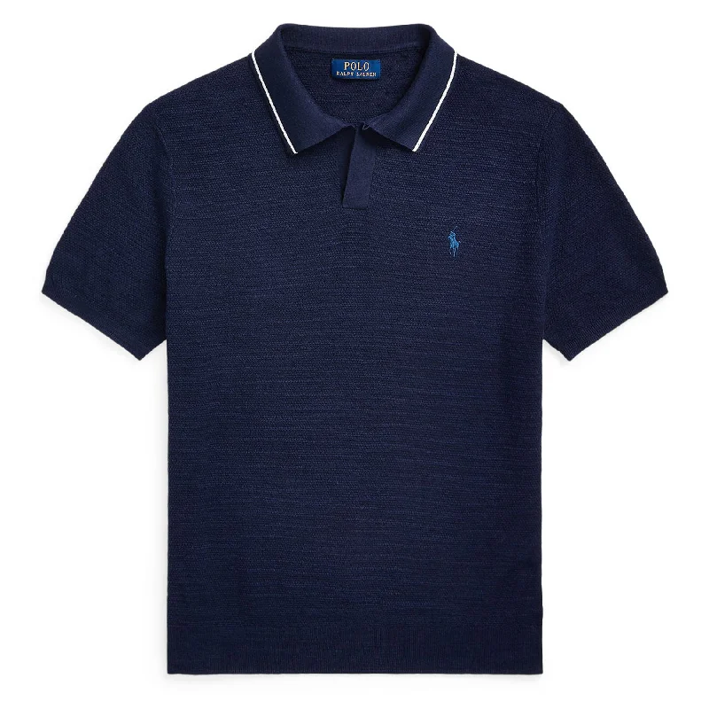 Versatile Outfits Johnny Collar Polo Bright Navy - AW24