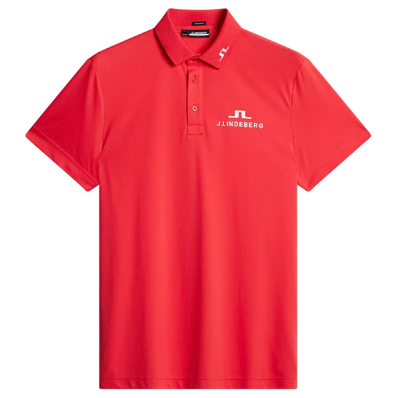 Minimal Style KV Regular Fit TX Jersey Print Tour Polo Bittersweet - SU24