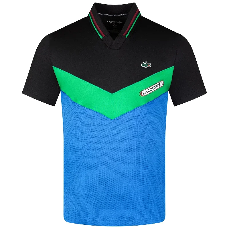 High-end Fabrics Lacoste Tennis x Daniil Medvedev Slim Fit Seamless Polo Black/Bordeaux/Green/Blue - AW23 High-end Fabrics Lacoste Tennis x Daniil Medvedev Slim Fit Seamless Polo Black/Bordeaux/Green/Blue - AW23