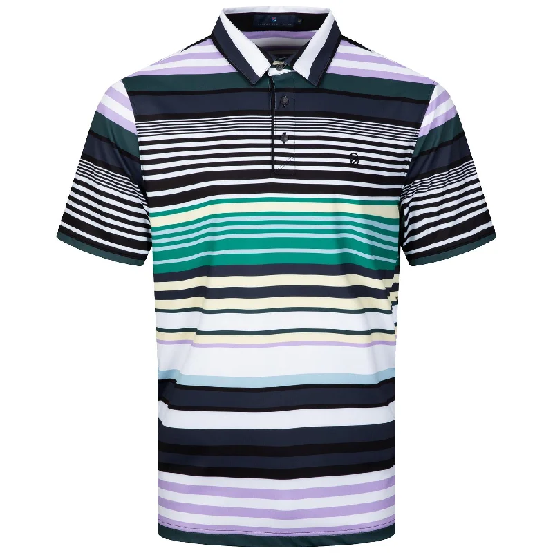 Trendy Items Legion Polo Lavendar & Green Stripe - AW23