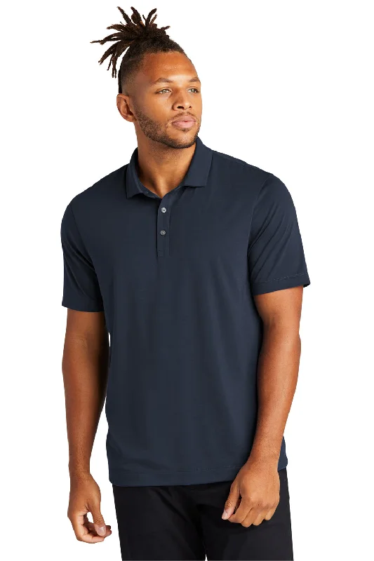 End Of The Year Mercer+Mettle Mens Moisture Wicking Short Sleeve Polo Shirt - Night Navy Blue End Of The Year Mercer+Mettle Mens Moisture Wicking Short Sleeve Polo Shirt - Night Navy Blue