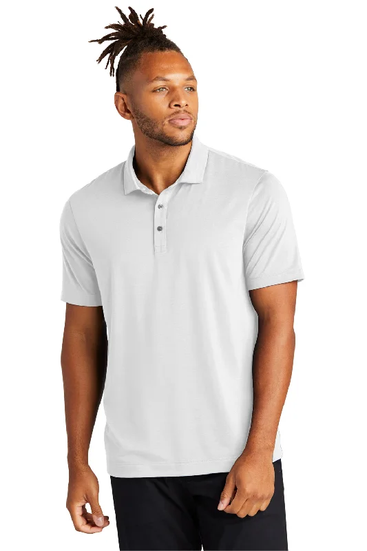 Practical Style Mercer+Mettle Mens Moisture Wicking Short Sleeve Polo Shirt - White