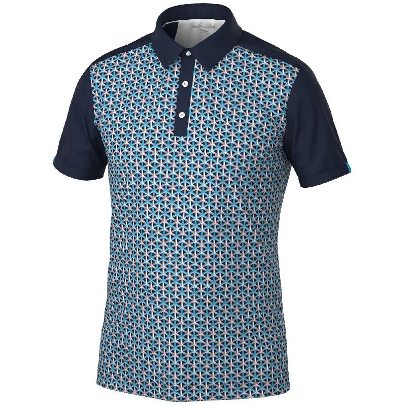 Soft Comfort Wear Mio Ventil8+ Polo Aqua/Navy - SS24