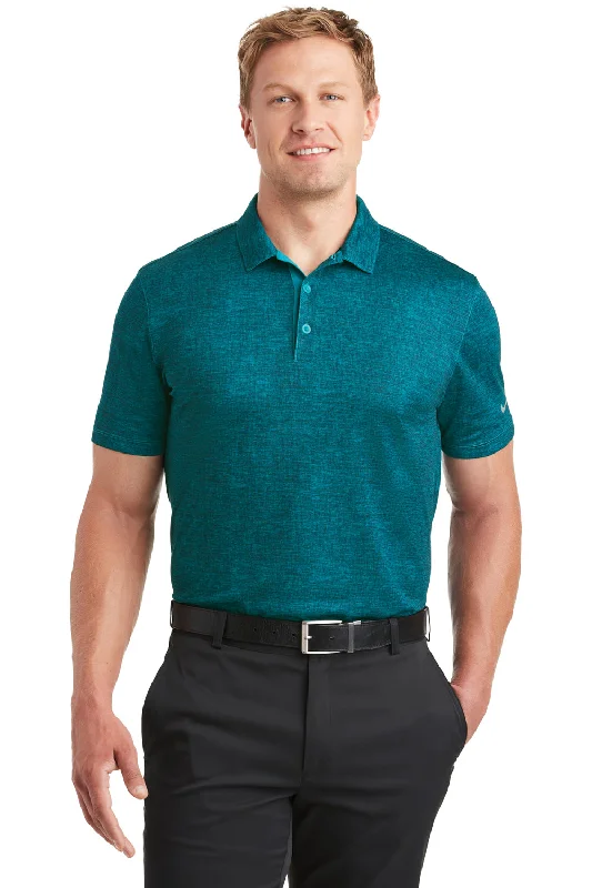Simple Looks Nike Mens Dri-Fit Moisture Wicking Short Sleeve Polo Shirt - Blustery Green Simple Looks Nike Mens Dri-Fit Moisture Wicking Short Sleeve Polo Shirt - Blustery Green