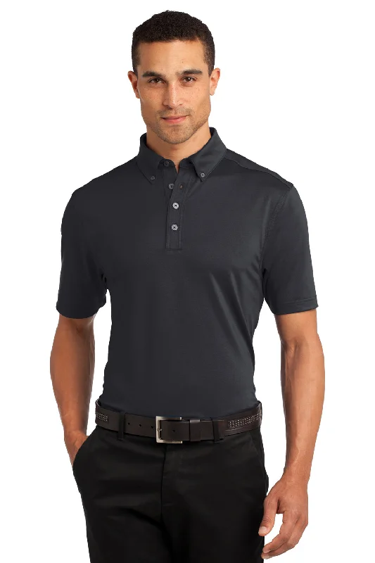 Cozy Essentials Ogio Mens Gauge Moisture Wicking Short Sleeve Polo Shirt - Blacktop