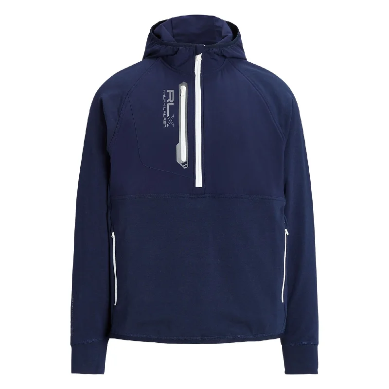 Effortless Looks Performance Half-Zip Hoodie French Navy - SS24