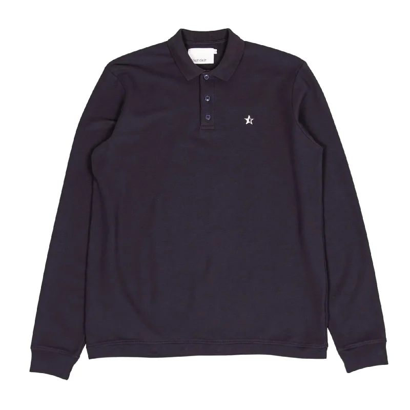 British Fashion Play Well LS Polo Deep Navy - 2024