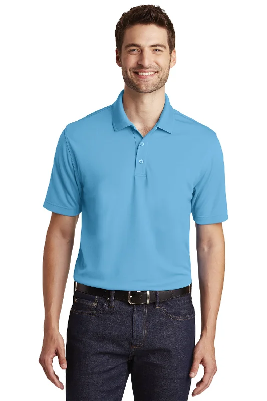 Easy Comfort Style Port Authority Mens Dry Zone Moisture Wicking Short Sleeve Polo Shirt - Carolina Blue Easy Comfort Style Port Authority Mens Dry Zone Moisture Wicking Short Sleeve Polo Shirt - Carolina Blue