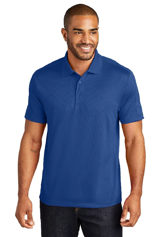 Simple Elegance Port Authority Mens Moisture Wicking Short Sleeve Polo Shirt - True Blue Simple Elegance Port Authority Mens Moisture Wicking Short Sleeve Polo Shirt - True Blue