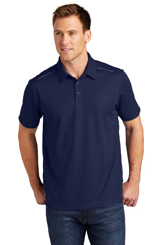 Timeless Style Port Authority Mens Moisture Wicking Short Sleeve Polo Shirt - True Navy Blue Timeless Style Port Authority Mens Moisture Wicking Short Sleeve Polo Shirt - True Navy Blue