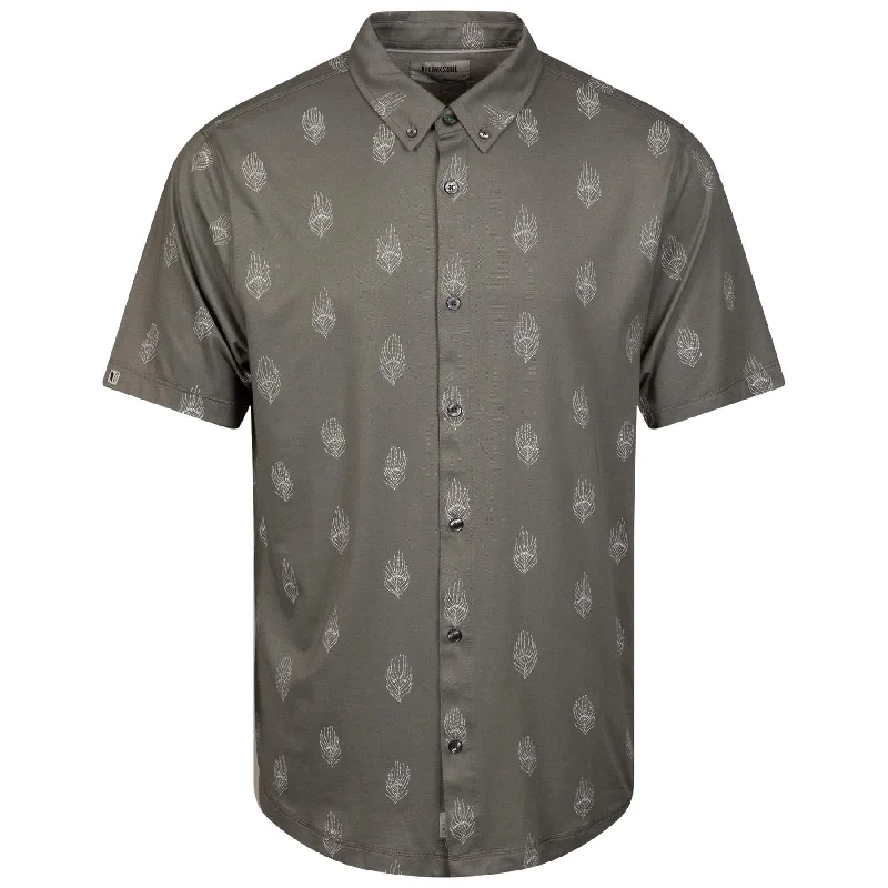 Smart Comfort Printed Astoria Polo Anchor/Heather Quills - SS24