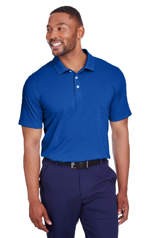 Lazy Style Puma Mens Fusion Performance Moisture Wicking Short Sleeve Polo Shirt - Surf The Web Blue Lazy Style Puma Mens Fusion Performance Moisture Wicking Short Sleeve Polo Shirt - Surf The Web Blue