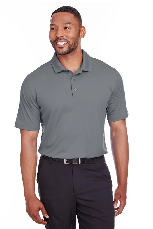 Trendy Layers Puma Mens Icon Performance Moisture Wicking Short Sleeve Polo Shirt - Quiet Shade Grey Trendy Layers Puma Mens Icon Performance Moisture Wicking Short Sleeve Polo Shirt - Quiet Shade Grey