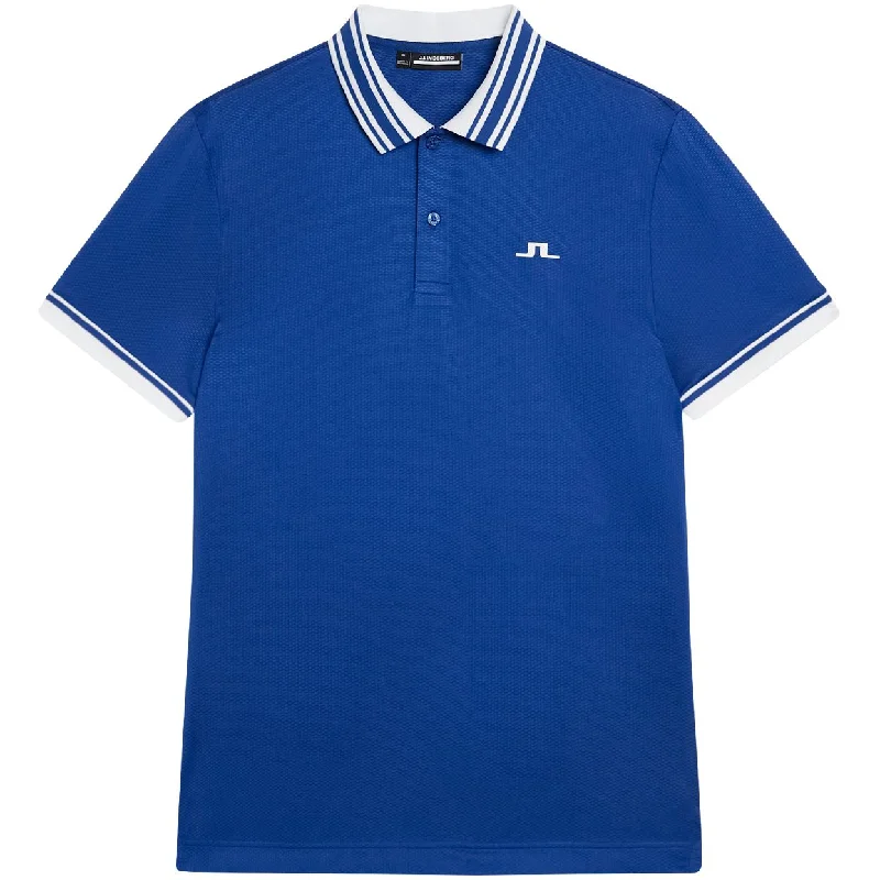Hooded design Reeve Regular Polo Sodalite Blue - W23