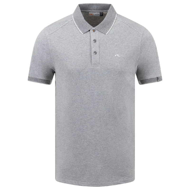 Breezy Style Stan Polo Grey Melange - AW24