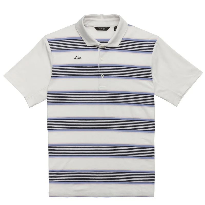 Cool Style Taylor Recycled Segue Stripe Polo Snow White - 2024