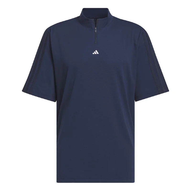 Cozy Chic Wear Ultimate365 Sport TWISTKNIT Mock Polo Collegiate Navy - SS24