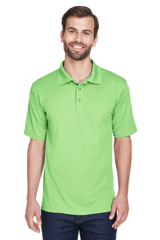 Classic Choice UltraClub Mens Cool & Dry Moisture Wicking Short Sleeve Polo Shirt - Light Green