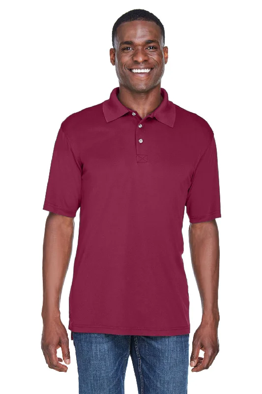 Effortless Dressing UltraClub Mens Cool & Dry Performance Moisture Wicking Short Sleeve Polo Shirt - Maroon Effortless Dressing UltraClub Mens Cool & Dry Performance Moisture Wicking Short Sleeve Polo Shirt - Maroon