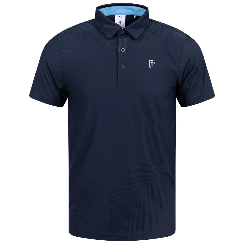 Comfy Layers X PTC Jacquard Polo Deep Navy - SS24