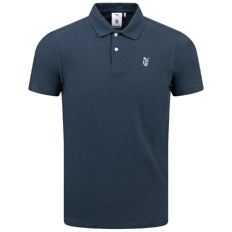 Fashionable Items X QGC Post Round Polo Dark Night - SS24